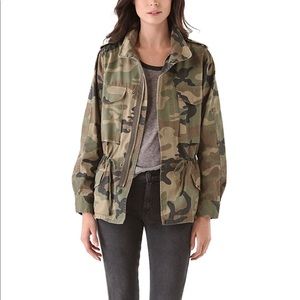 Club Monaco Lauren Camo Jacket